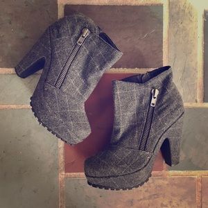 Blowfish plaid heels